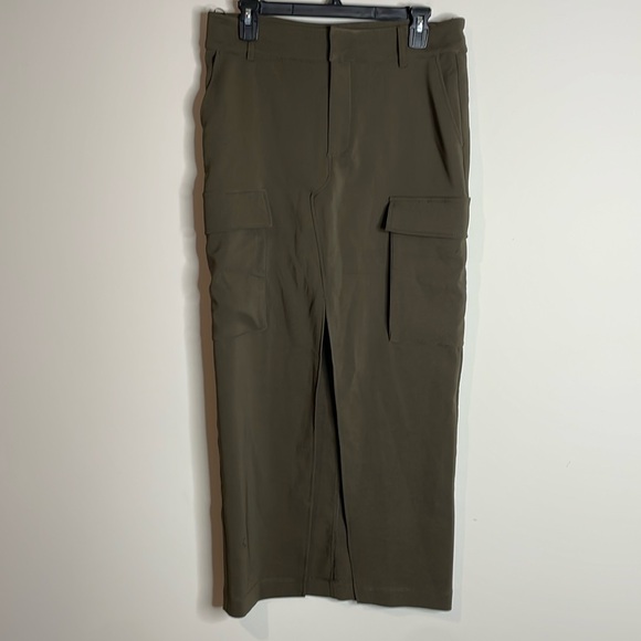 Zara Dresses & Skirts - Zara | Midi Length Cargo Brown Skirt Size Medium NWT